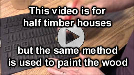 How to Paint Half Timber Planks
