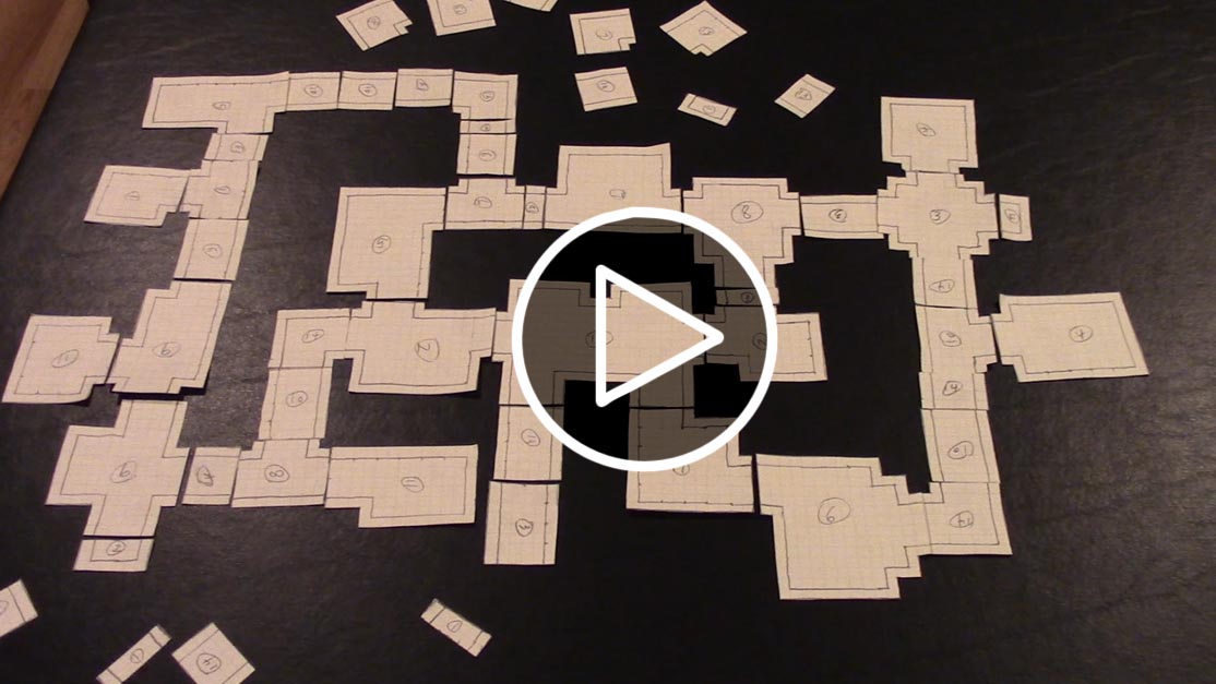 Printed Floor Dungeon Planning