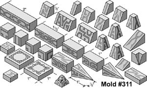 Pieces in Mold #311