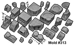 Pieces in Mold #313