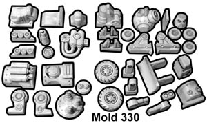 Pieces in Mold #330