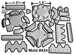 Pieces in Mold #424