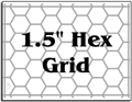 1.5 inch Hex Grid Sheets