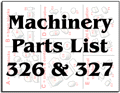 Machinery Parts List