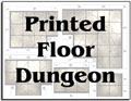 Printed Floor Dungeon Plans